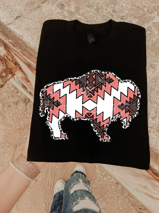 Aztec Buffalo T-Shirt